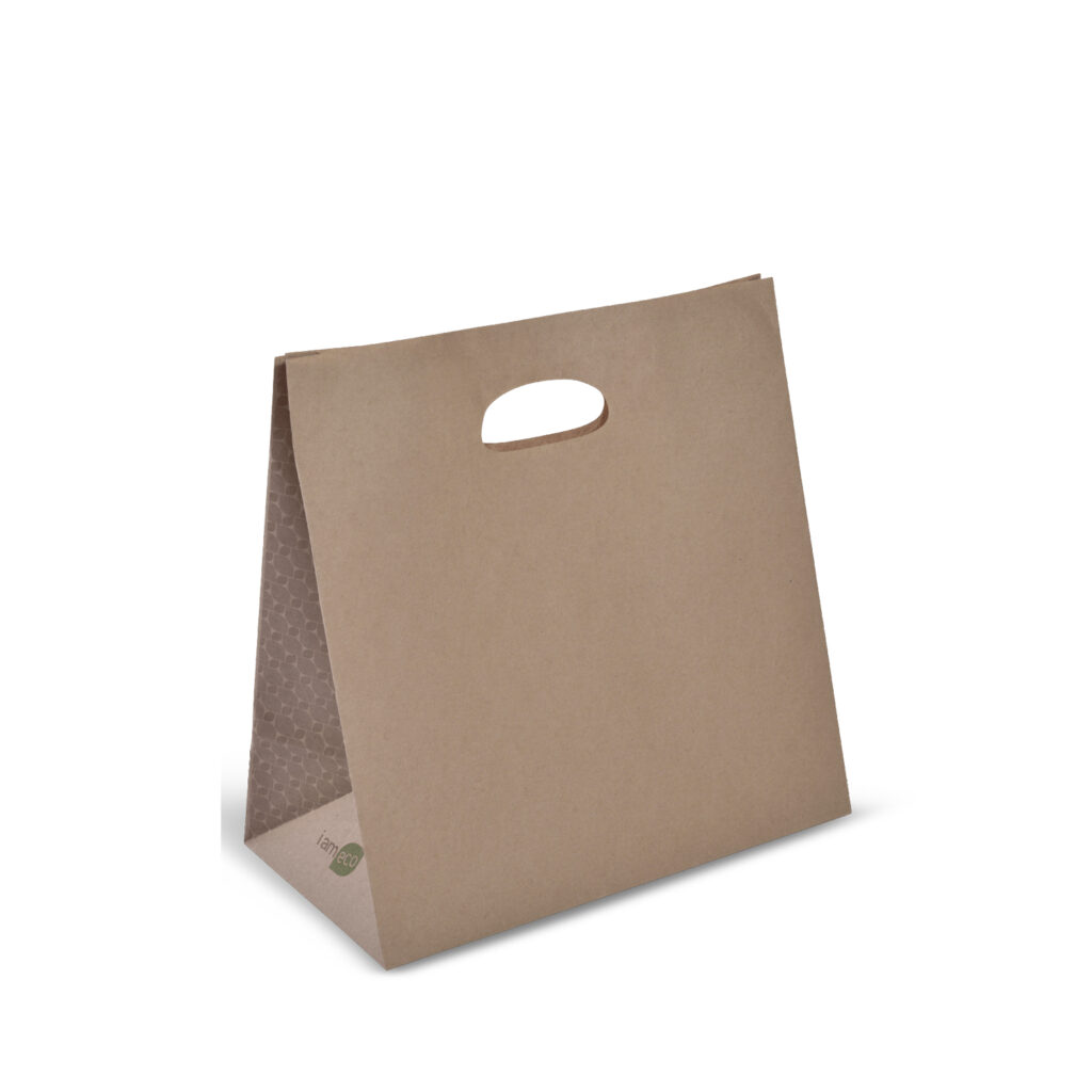 ECO Die Cut Handle Paper Bags - Green Ard